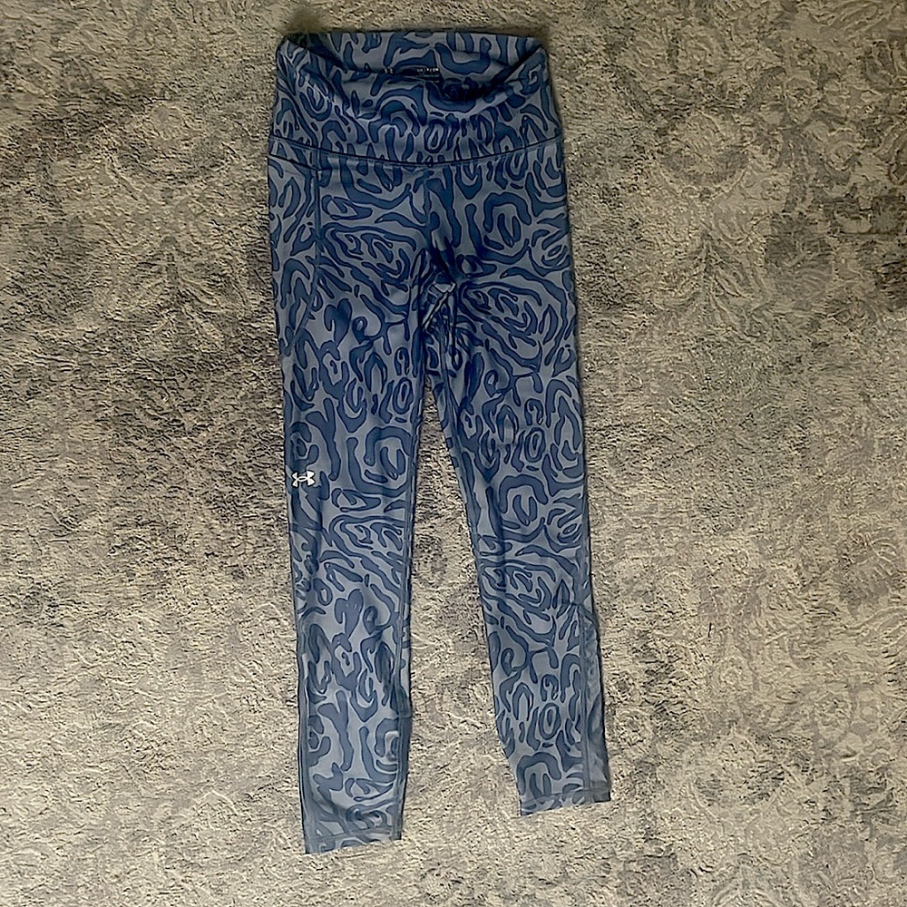 Sm/p/ch under armor leggings light and dark blue